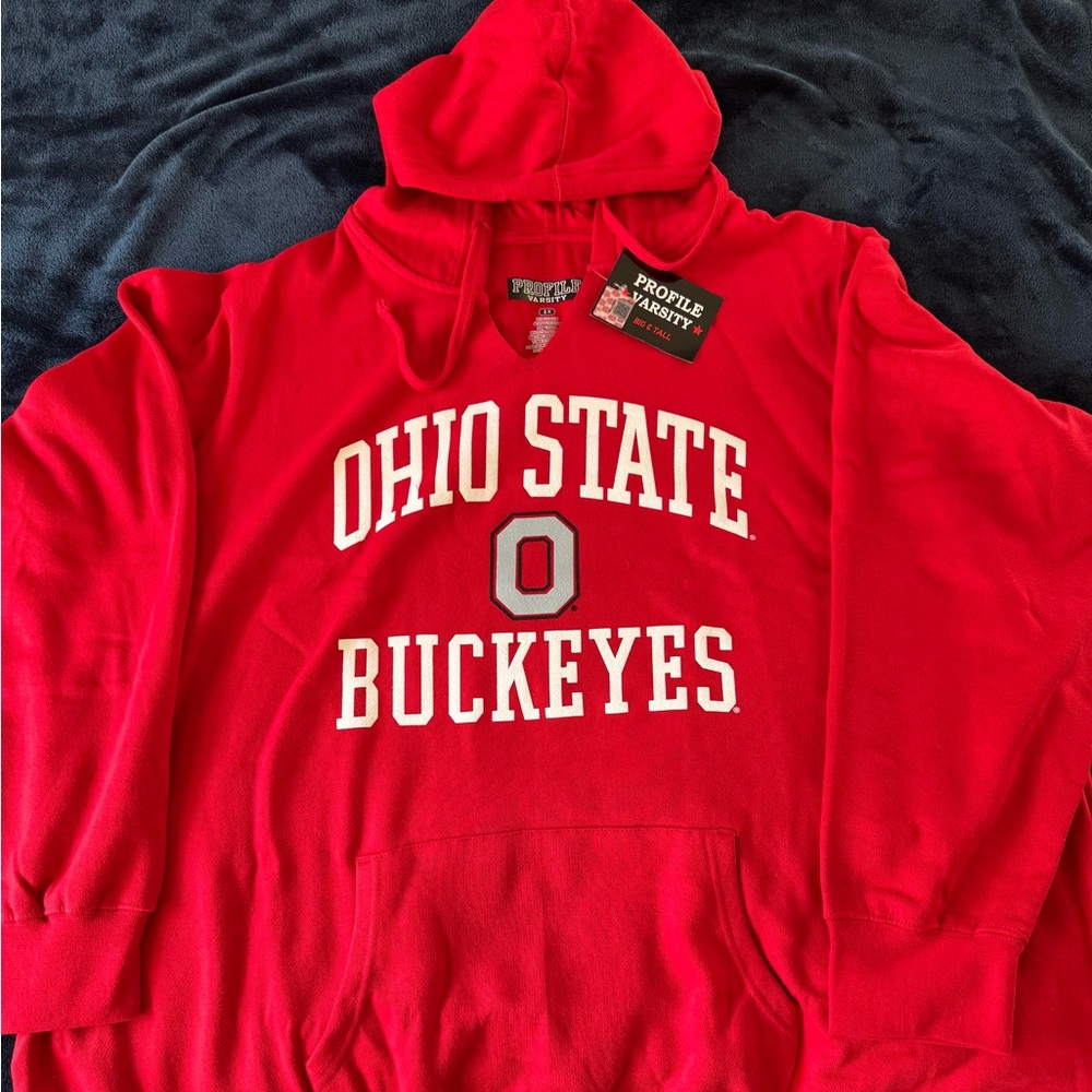 Varsity Profile Red Hoodie NWT Big and Tall